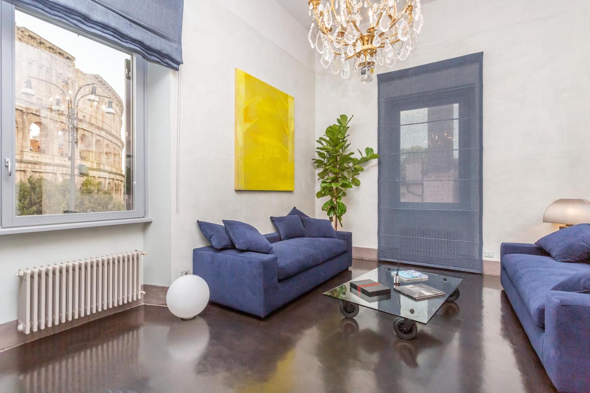 Iconic Apartment With Unique Colosseum View Řím Exteriér fotografie