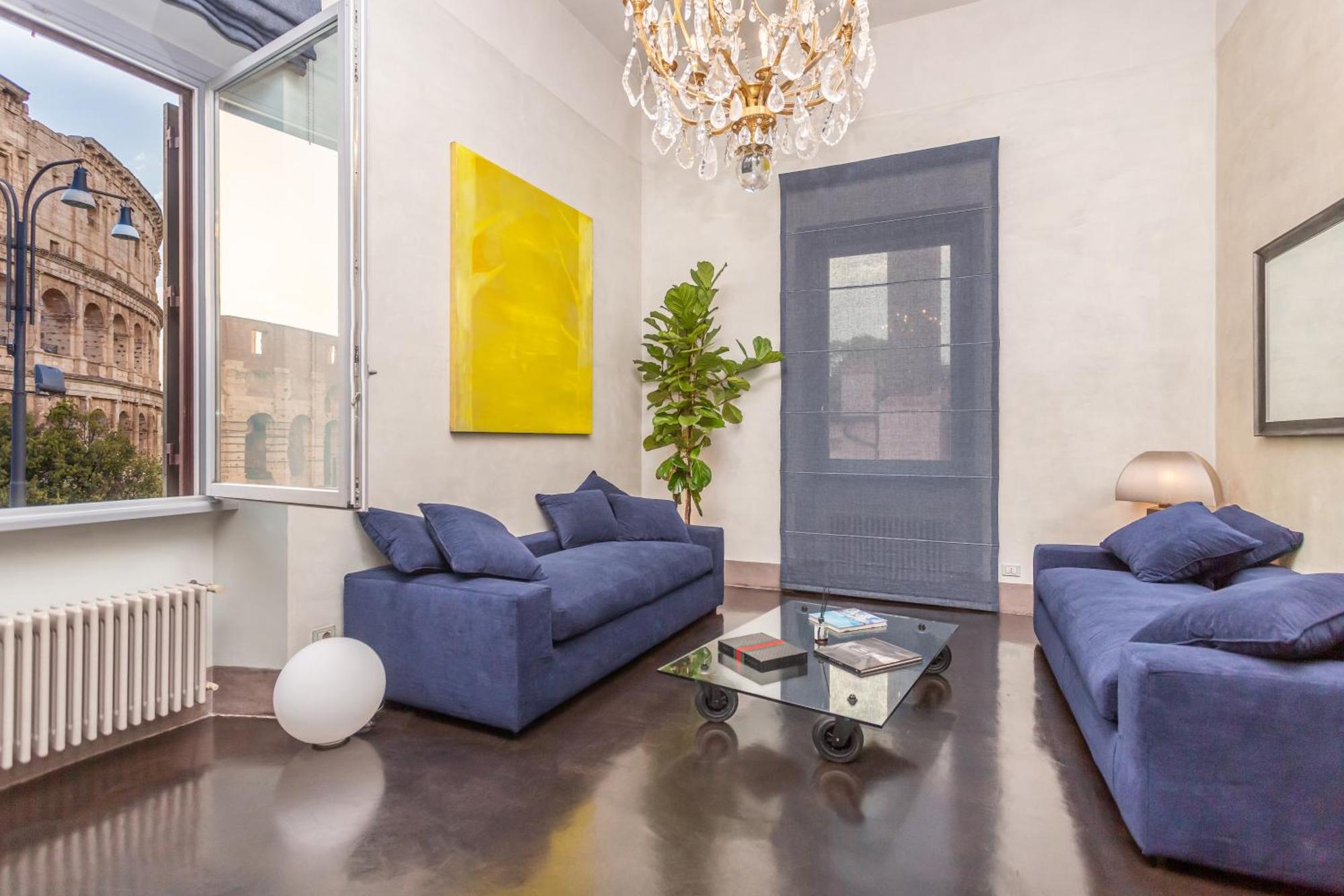 Iconic Apartment With Unique Colosseum View Řím Exteriér fotografie